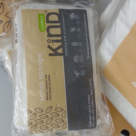 Bundle kind scrub sponge cloths lot plant-based natural cellulose - Picture 2 of 4